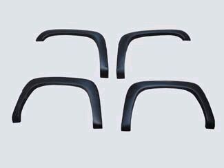 2001-2003 GMC Sierra 1500 HD Street Scene Front & Rear Round Urethane Fender Flares - 950-55400