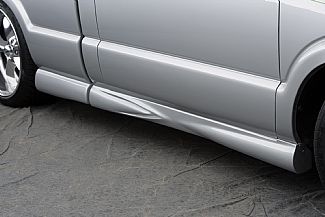 1994-2004 Chevrolet S10 Standard Cab Short Bed Street Scene Urethane Side Skirts