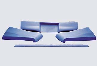 1994-2004 Chevrolet S10 Step-Side Street Scene Urethane Rear Roll Pan - 950-70210