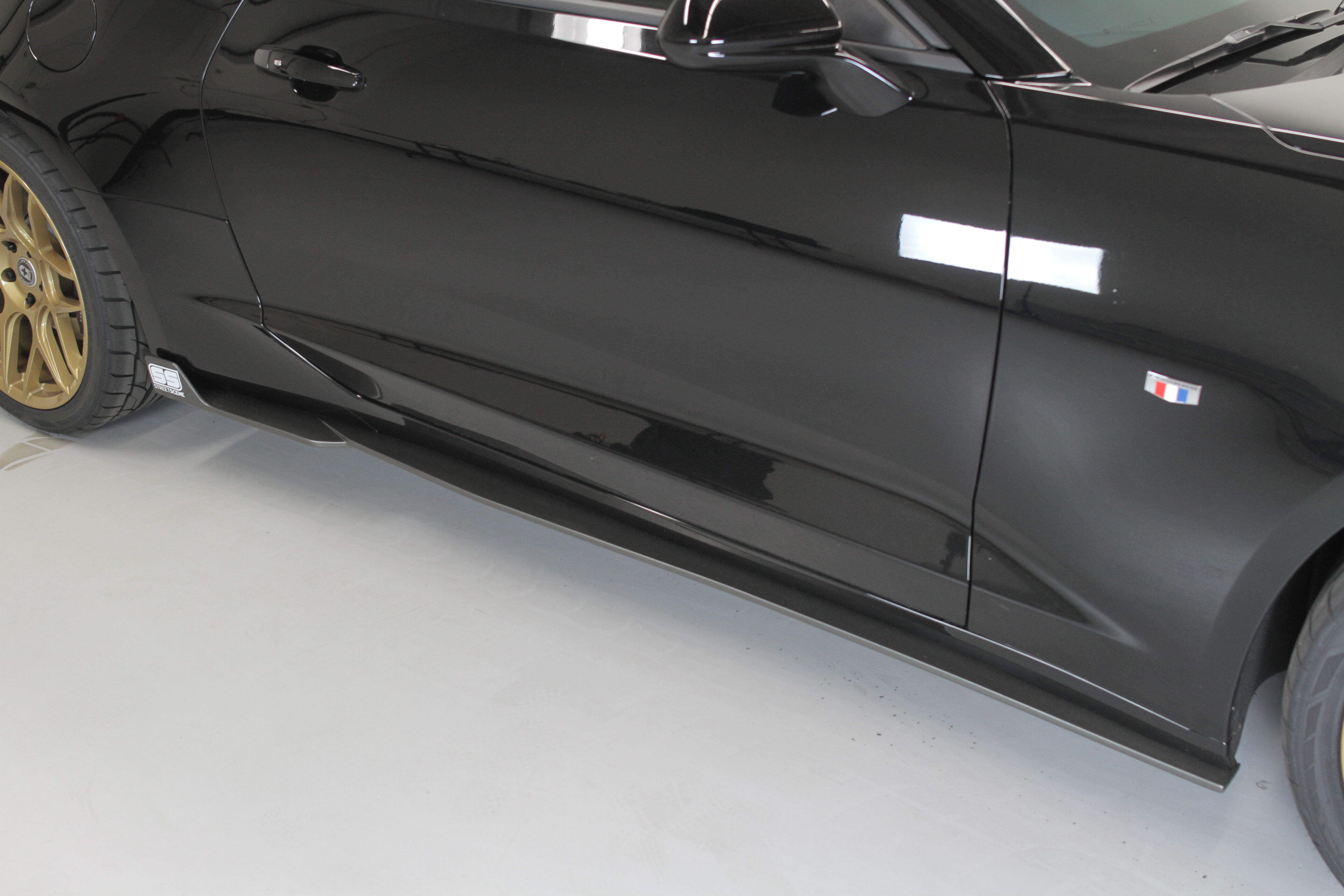 2016-2024 Chevrolet Camaro SS Street Scene Urethane Side Skirts Matte Black