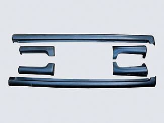 2002-2008 Dodge Ram 1500/2500/3500 Quad-Cab 4DR Street Scene Urethane Side Skirts