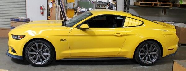 2015-2017 Ford Mustang Street Scene Urethane Side Window Louvers