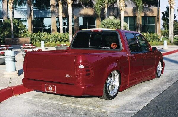2000-2003 Ford F-150 Super-Crew Street Scene Urethane Rear Roll Pan