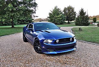 2013-2014 Ford Mustang Street Scene Urethane Front Splitter GEN-2