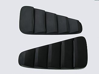 2010-2013 Ford Mustang Street Scene Urethane Side Window Louvers