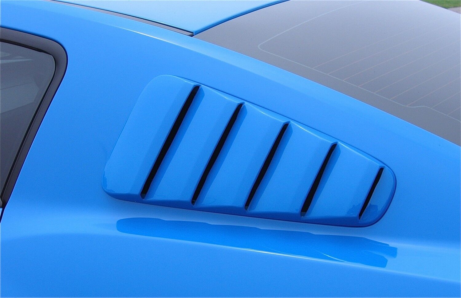 2010-2013 Ford Mustang Street Scene Urethane Side Window Louvers