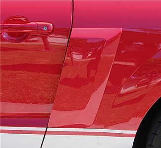 2010-2013 Ford Mustang Street Scene Urethane 1/4 Panel Side Ducts