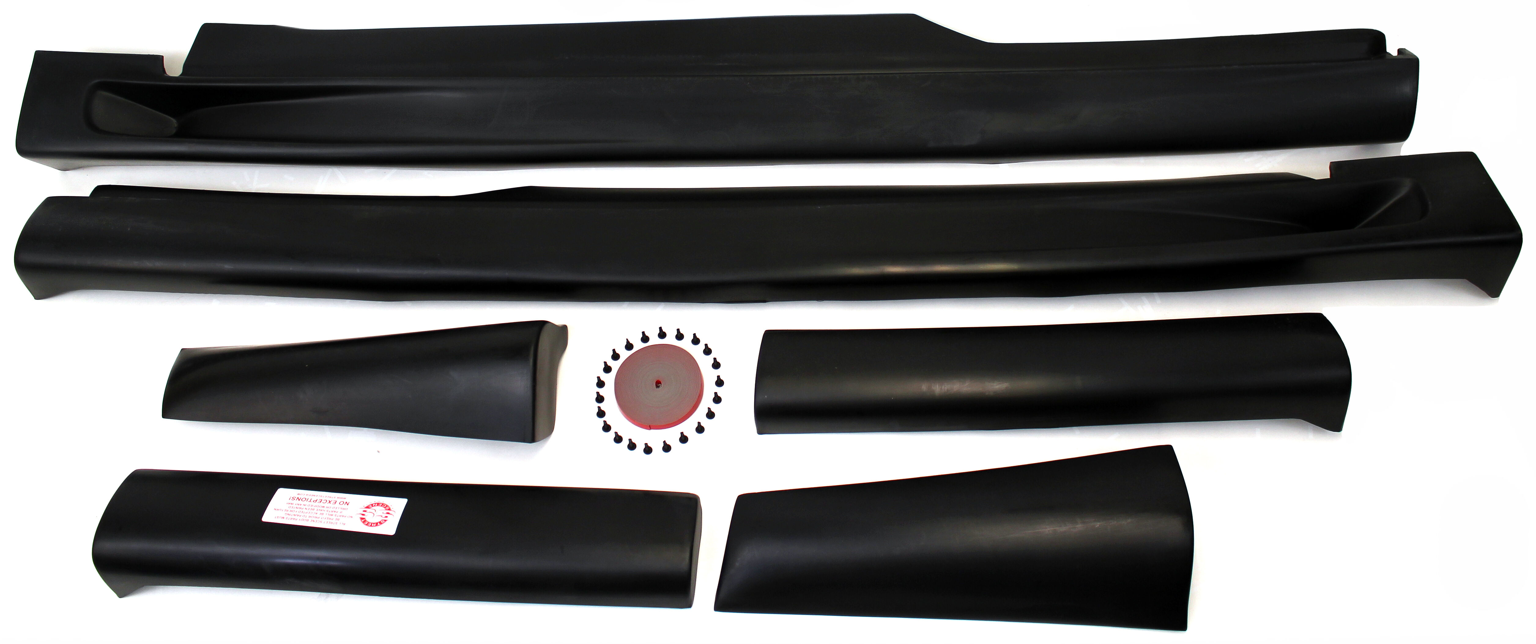 1997-2003 Ford F-150 Super Cab Short Bed Street Scene Urethane Side Skirts - 950-70821