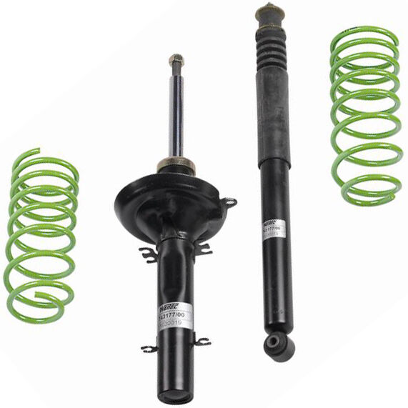 2009-2010 Dodge Challenger ST Suspension Lowering Springs + Shocks SportTech Kit