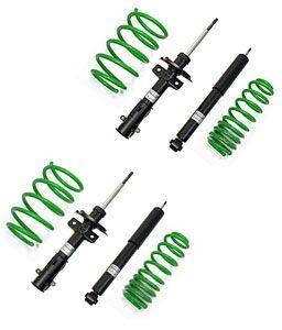 2009-2010 Dodge Challenger ST Suspension Lowering Springs + Shocks SportTech Kit