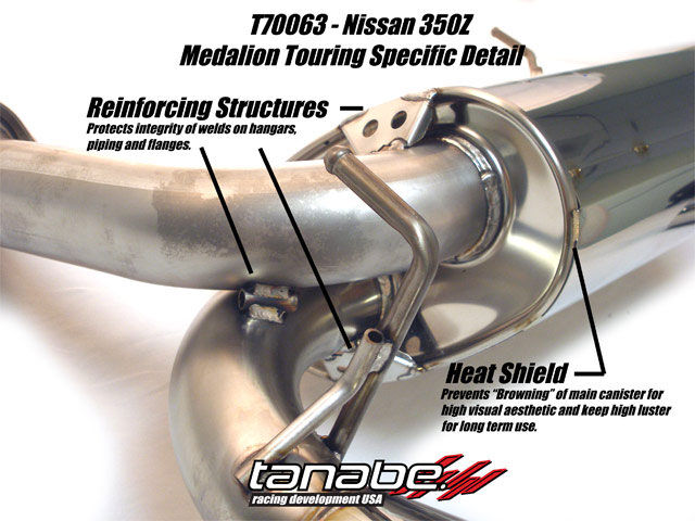 2003-2008 Nissan 350Z Tanabe/Revel Medalion Touring Catback Exhaust