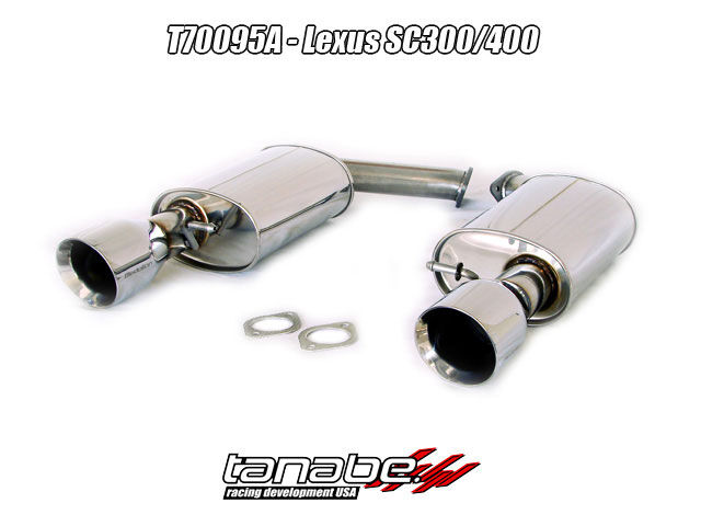 1992-2000 Lexus SC V6 V8 Tanabe/Revel Medalion Touring Axle Back Exhaust