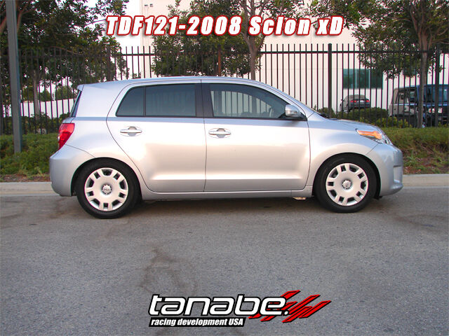 2008-2010 Scion xD 5dr Tanabe Sustec DF210 MAX Lowering Springs