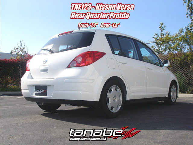 2007-2009 Nissan Versa HB 5dr Tanabe Sustec NF210 Lowering Springs