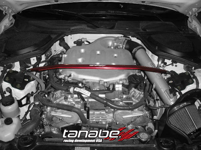 2003-2008 Nissan 350Z 3.5L V6 Front Tower Bar by Tanabe