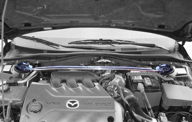 2003-2007 Mazda6 Series V6 Front Tower Bar by Tanabe - TNB-TTB091F