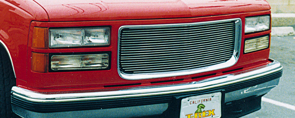 Sierra/Yukon Grille Insert 94-98 GMC Sierra/Yukon Aluminum Polished Billet Series T-REX Grilles - 20140