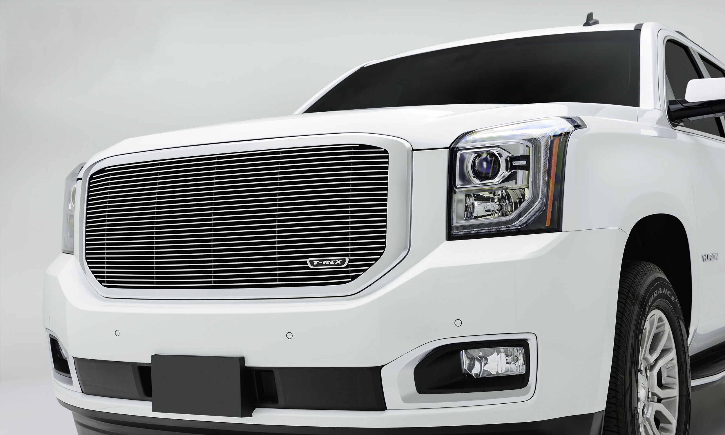 Yukon Grille Insert 15-18 GMC Yukon Aluminum Polished Billet Series T-REX Grilles - 20169
