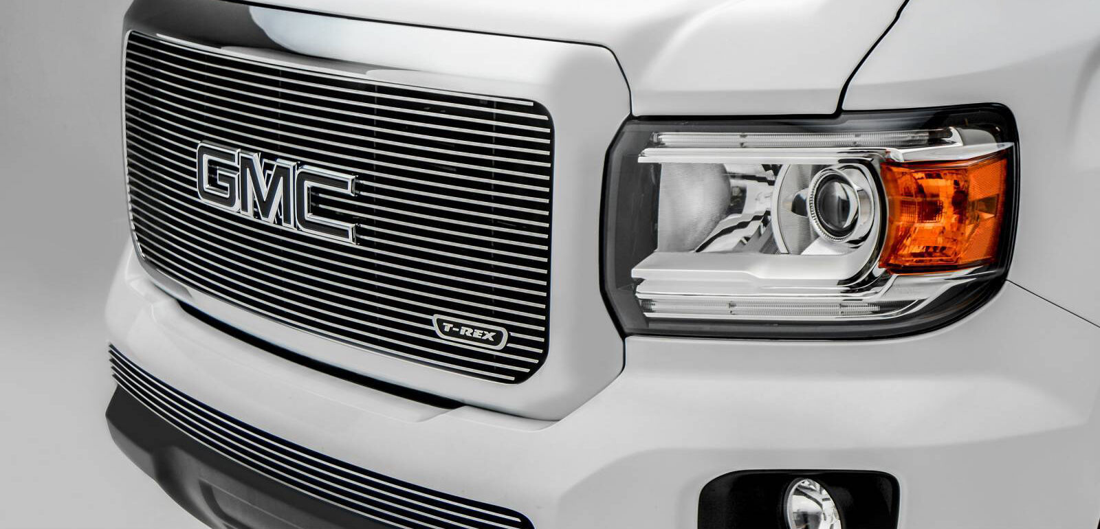Canyon Grille 15-18 GMC Canyon Aluminum Polished 1 Piece Billet Series T-REX Grilles - 20371