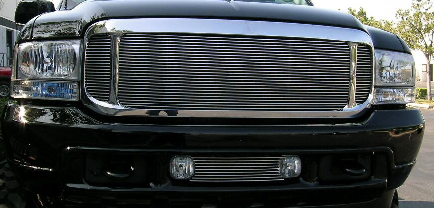 Super Duty Grille Insert 99-04 Ford Super Duty Aluminum Polished Billet Series T-REX Grilles - 20570