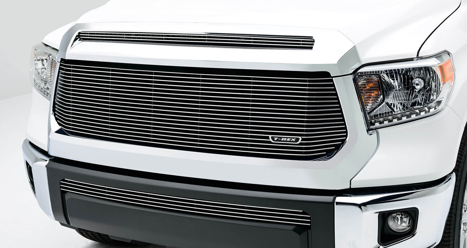Tundra Grille 2014-2021 Toyota Tundra Aluminum Polished 1 Piece Billet Series T-REX Grilles - 20965