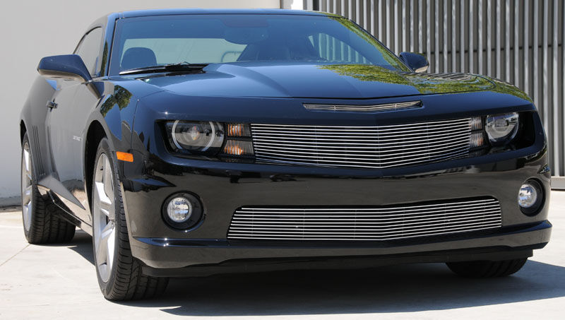 Camaro Bumper Grille 10-13 Chevrolet Camaro SS Aluminum Polished Billet Series T-REX Grilles - 25028
