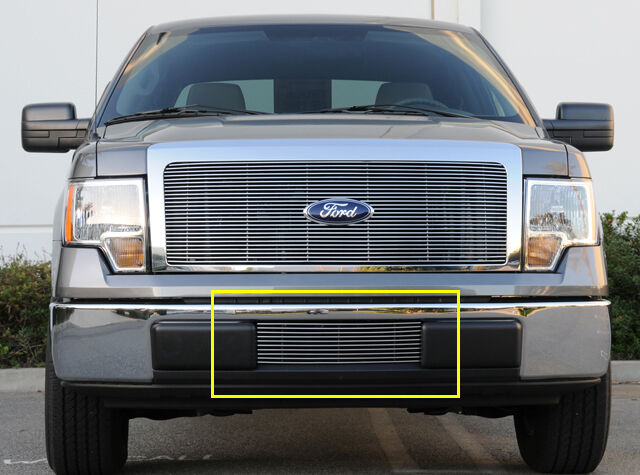 F-150 Bumper Grille Insert 09-14 Ford F-150 Aluminum Polished Billet Series T-REX Grilles - 25569