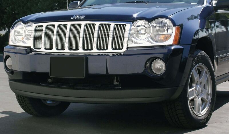 Grand Cherokee Grille Insert 05-10 Jeep Grand Cherokee Aluminum Polished Billet Series T-REX Grilles - 30480