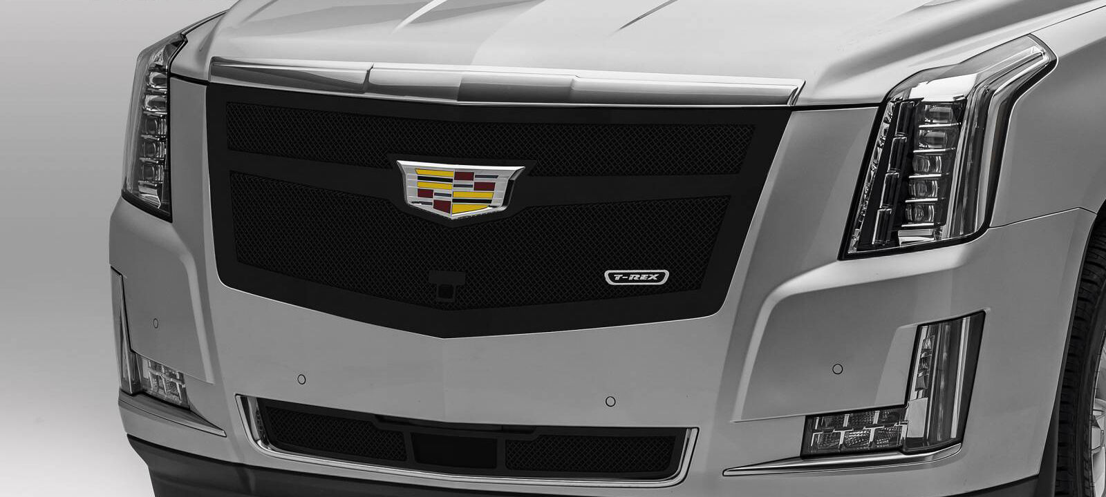 Escalade Grille 15-20 Cadillac Escalade Mild Steel Powdercoat Black Upper Class Series T-REX Grilles - 51181