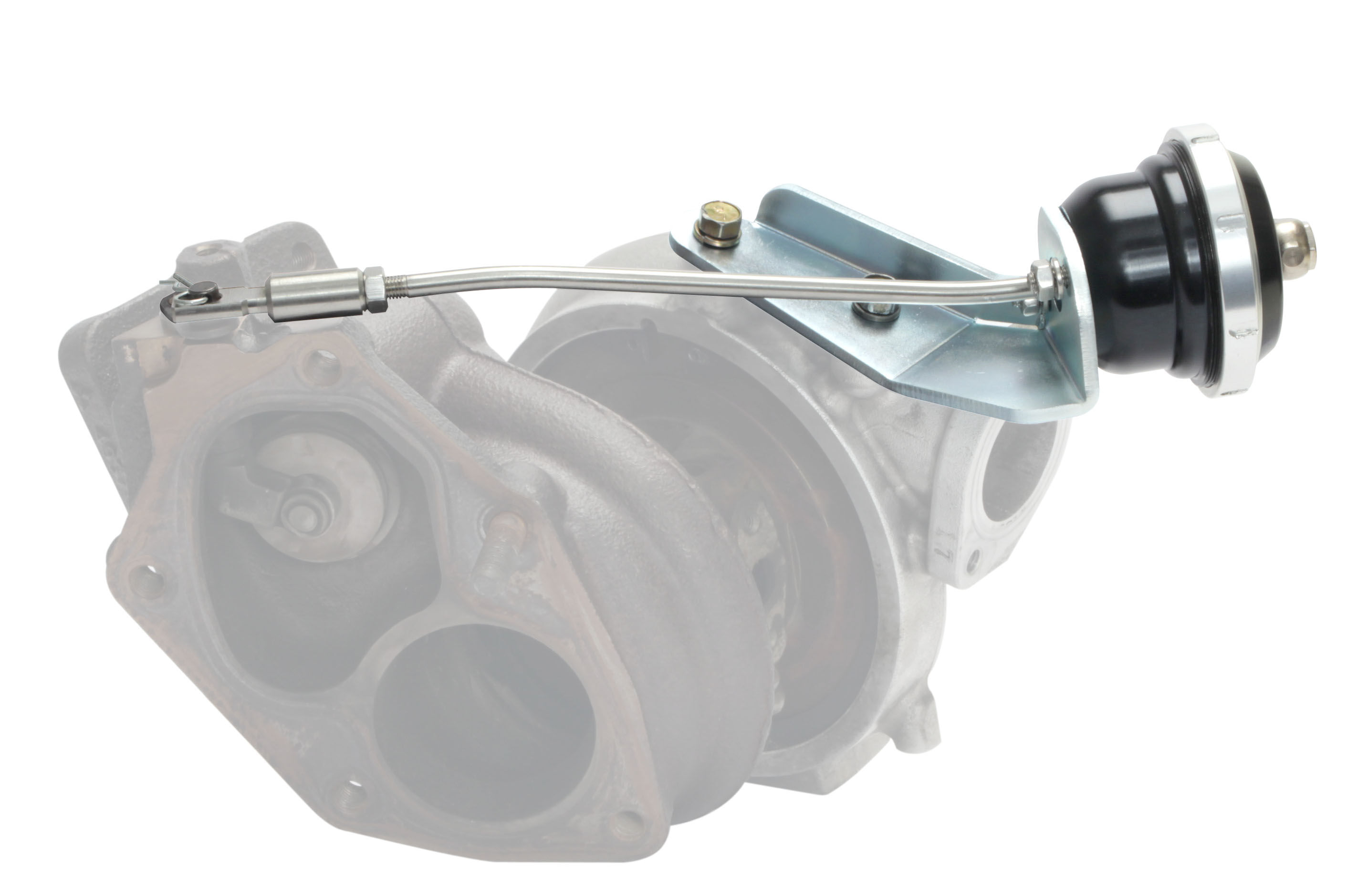 TurboSmart Turbocharger Wastegate for 2006 Mitsubishi Lancer EVO/EVO MR/EVO RS/EVO SE 2.0L Turbo Black - TS-0601-2142