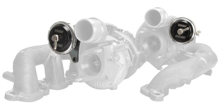 TurboSmart Turbocharger Wastegate for 2009-2017 Nissan GT-R Premium 3.8L Turbo Black - TS-0615-2242