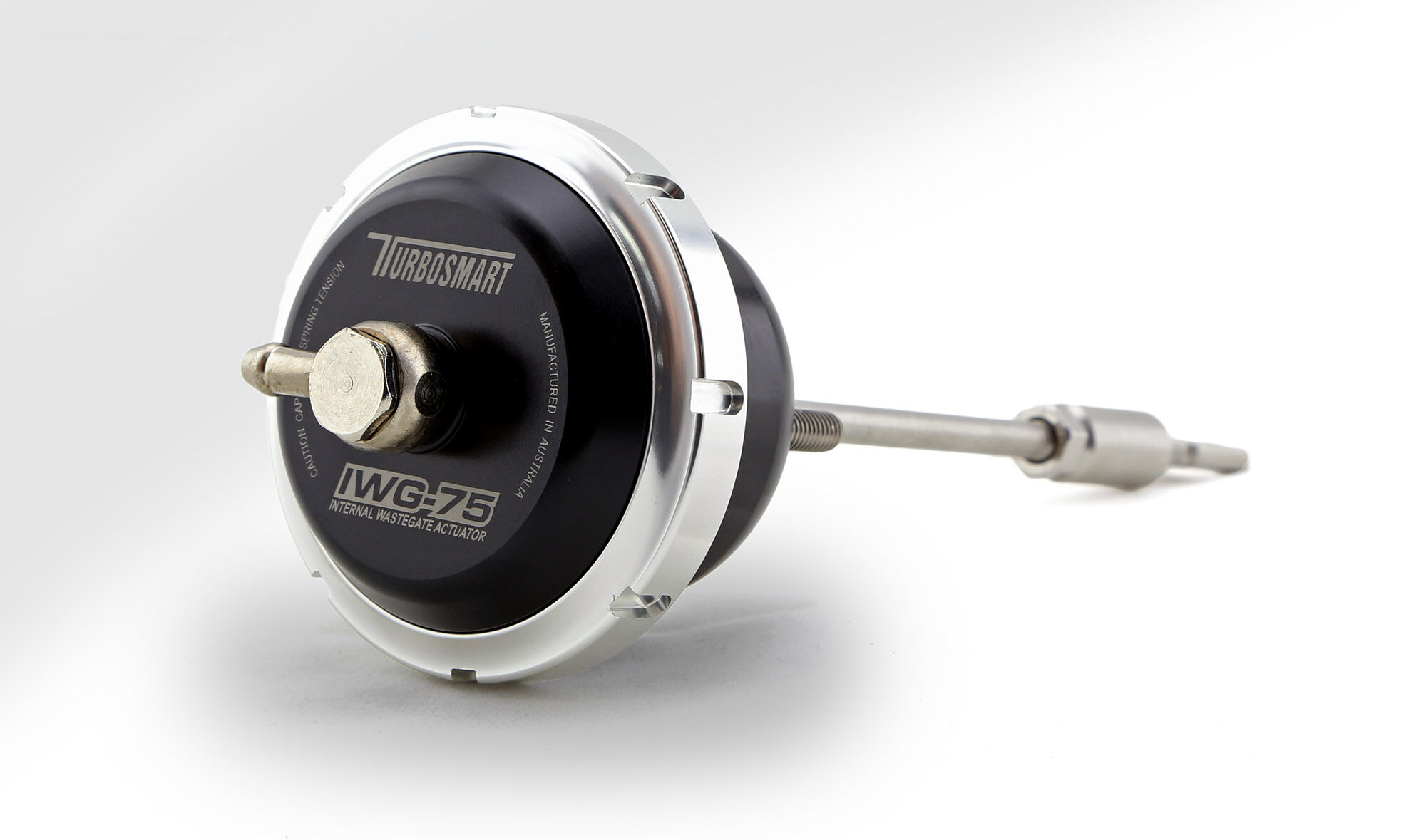 TurboSmart Turbocharger Wastegate for 2016-2017 Ford Focus RS 2.3L Turbo Black - TS-0622-9122