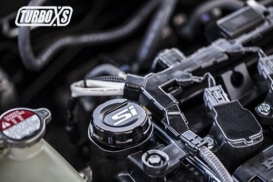 TurboXS Black Oil Cap for 2017 Honda Civic Turbo