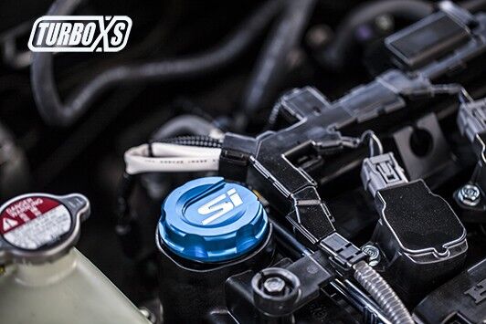 TurboXS Blue Oil Cap for 2017 Honda Civic Turbo