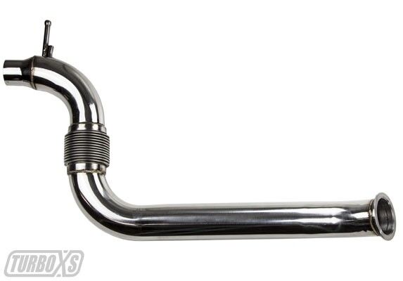 TurboXS Exhaust Downpipe w/High Flow Cat for 2015-2019 Ford Mustang EcoBoost/EcoBoost Premium Turbo