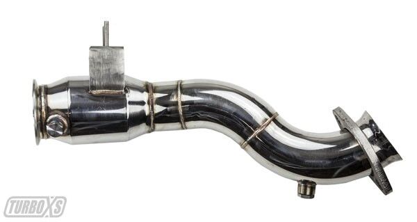 TurboXS Exhaust Downpipe w/High Flow Cat for 2015-2019 Ford Mustang EcoBoost/EcoBoost Premium Turbo