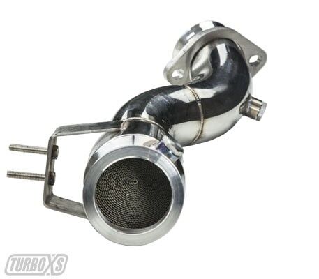 TurboXS Exhaust Downpipe w/High Flow Cat for 2015-2019 Ford Mustang EcoBoost/EcoBoost Premium Turbo