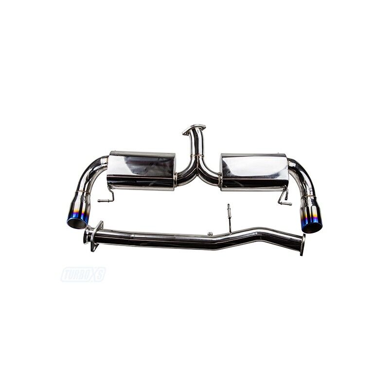 TurboXS Catback Exhaust System for 2004-2007 Mazda RX-8 Base - RX8-CBE
