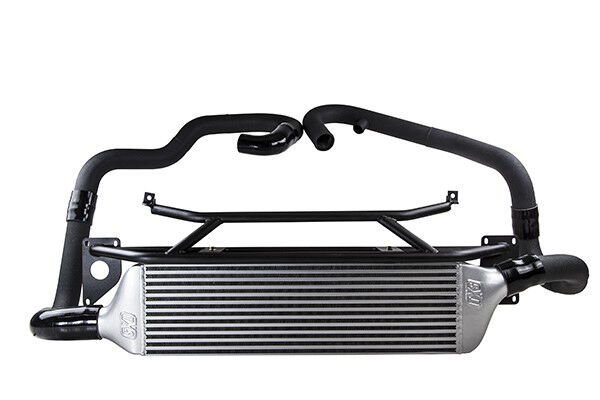 TurboXS Black Front Mount Intercooler Kit for 2015-2019 Subaru WRX STI Base/LTD Turbo - STI15-FMIC-BLK