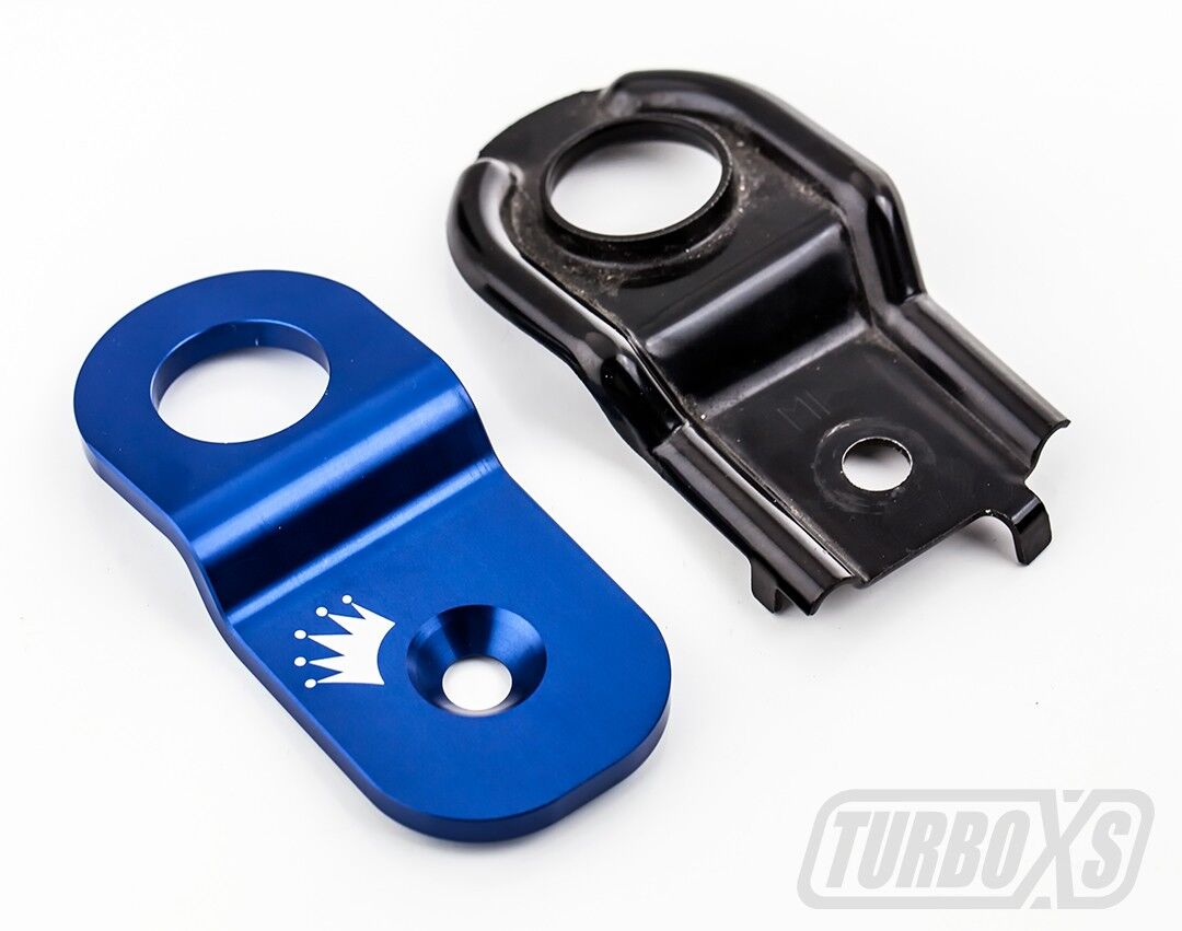 TurboXS Black Radiator Mount for 2015 Subaru WRX STI Base/Launch ED/Launch ED/LTD/LTD Turbo