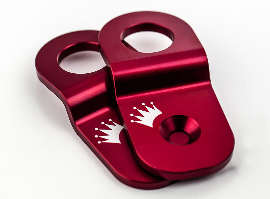 TurboXS Red Radiator Mount for 2015 Subaru WRX STI Base/Launch ED/LTD Turbo - W15-RADSTAY-RED