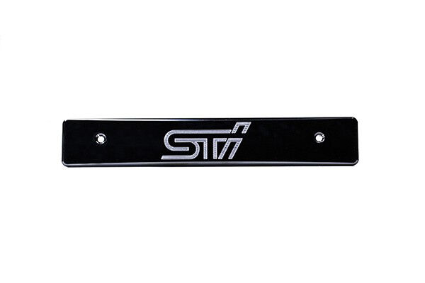 TurboXS License Plate Delete for 2008-2014 Subaru Impreza WRX/WRX STI Turbo - WS08-LPD-BLK-STI