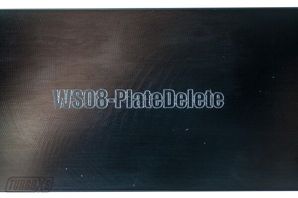 TurboXS License Plate Delete for 2008-2014 Subaru Impreza WRX/WRX STI Turbo