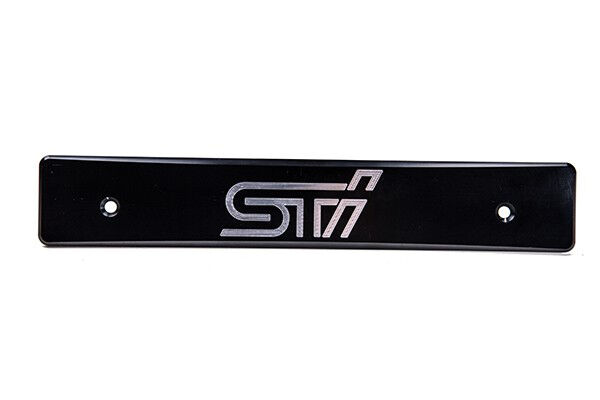 TurboXS STI Black License Plate Delete for 2015-2017 Subaru WRX STI Base/LTD Turbo - WS15-LPD-BLK-STI