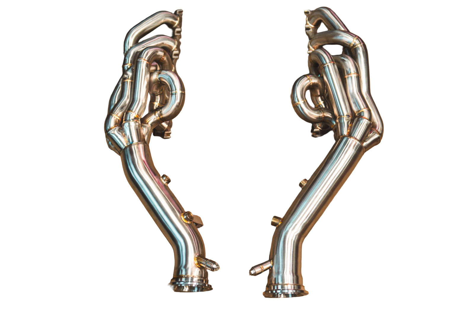 2022-2025 Audi/Lamborghini 5.2L Free Flow Exhaust Headers by Valvetronic Designs - AUD.LAM.V10.FFH.EVO.2.BR