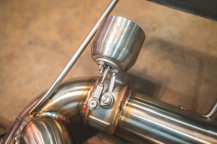 2001-2006 BMW E46 M3 3.2L Catback T304 Stainless Steel Brushed 3.25 Inch Outlet Tips by Valvetronic Designs
