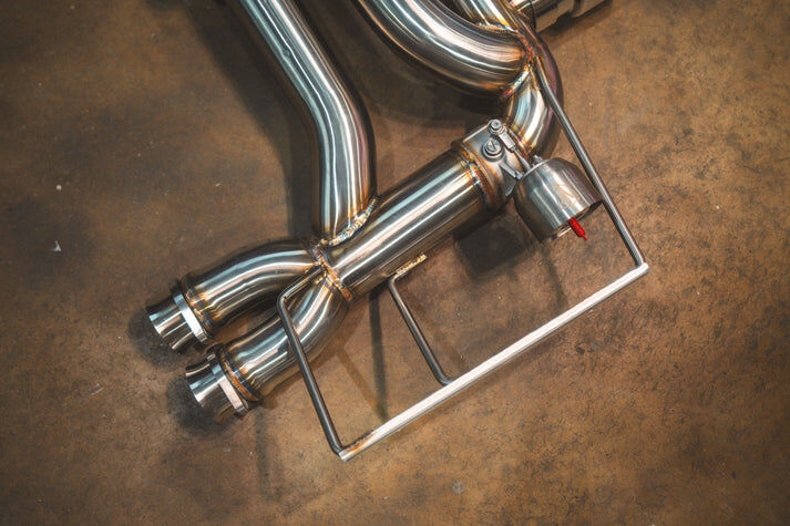 2001-2007 BMW E46 M3 3.2L Catback Grade 5 Titanium 3.25 Inch Outlet Tips by Valvetronic Designs
