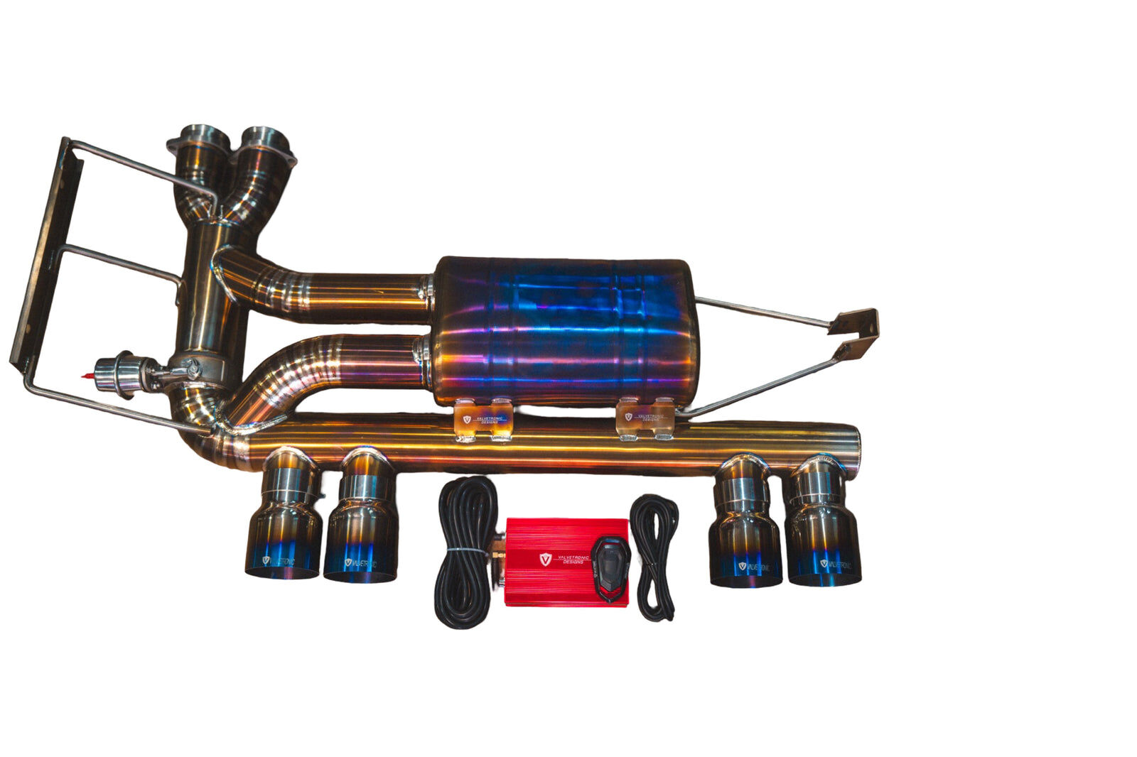 2001-2007 BMW E46 M3 3.2L Catback Grade 5 Titanium 3.25 Inch Outlet Tips by Valvetronic Designs - BMW.E46.M3.VSES.TI