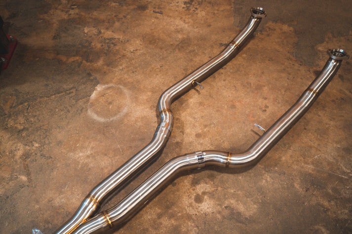 2011-2016 BMW F10 M5 4.4L Catback T304 Stainless Steel Black 3.5 Inch Outlet Tips by Valvetronic Designs
