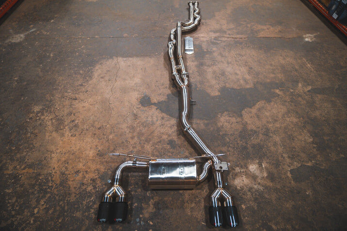 2018-2021 BMW F87C M2 3.0L Catback T304 Stainless Steel Brushed 3.5 Inch Outlet Tips by Valvetronic Designs